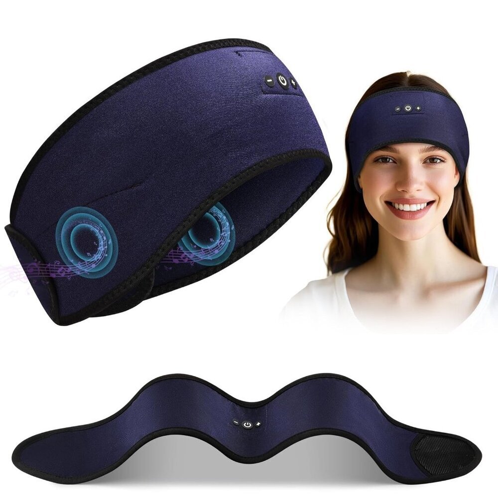 Sleeping Headphones Headband with Bluetooth Music for Sleep Workout Running